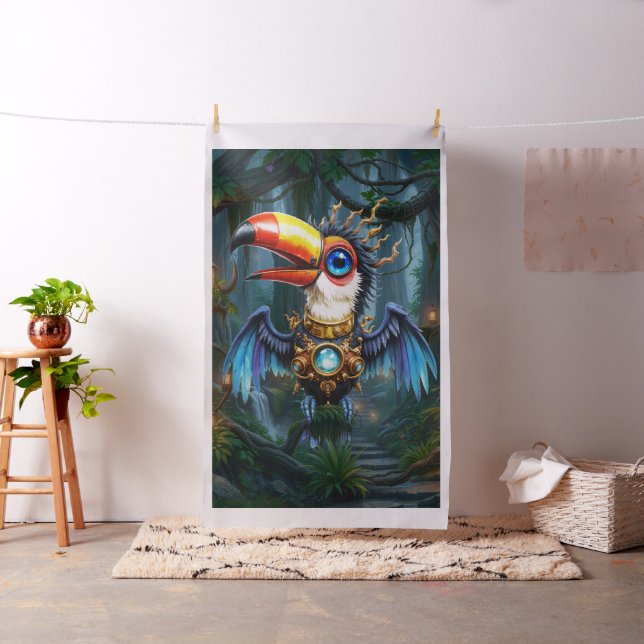Tecido Tucano Steampunk ao Luar.  (In Situ)