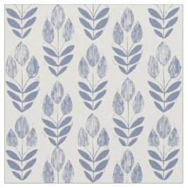 Tecido - Tulipas Azuis