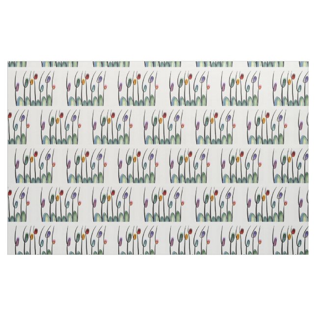 Tecido Tulipas bonitas (Fat Quarter)