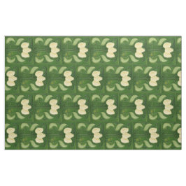 Tecido - Tulipas Brancas Vintage Rodadas A Meio Do