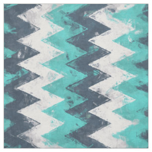 Tecido Turquesa Chevron