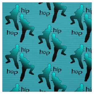 Tecido Turquesa de Hip Hop Girl