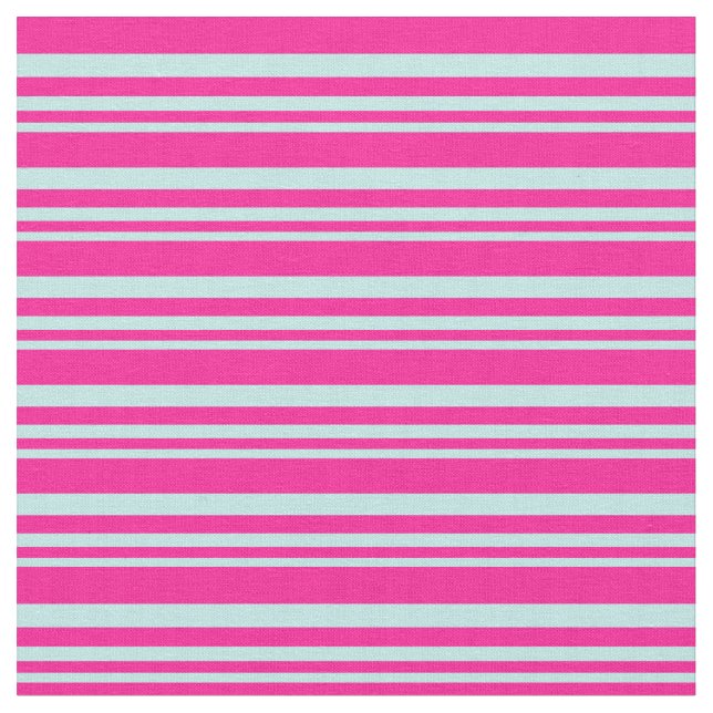 Tecido Turquesa e faixas cor-de-rosa profundas (Detalhe)
