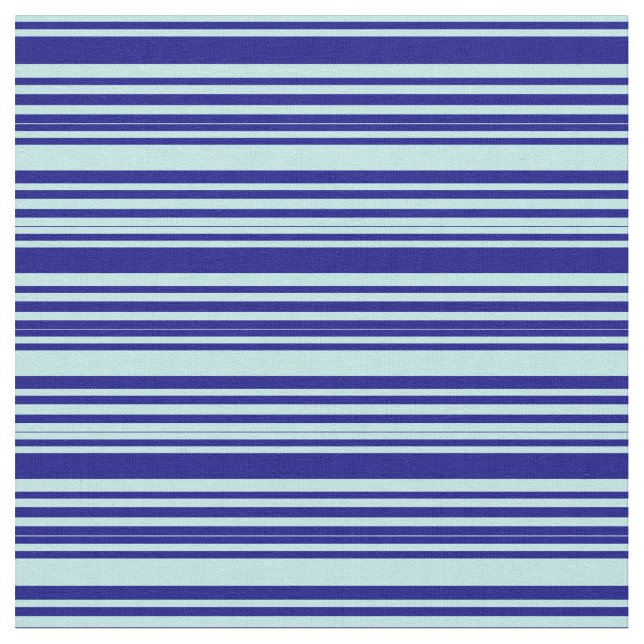 Tecido Turquesa e Padrão Azul Vinculado/Striped (Detalhe)