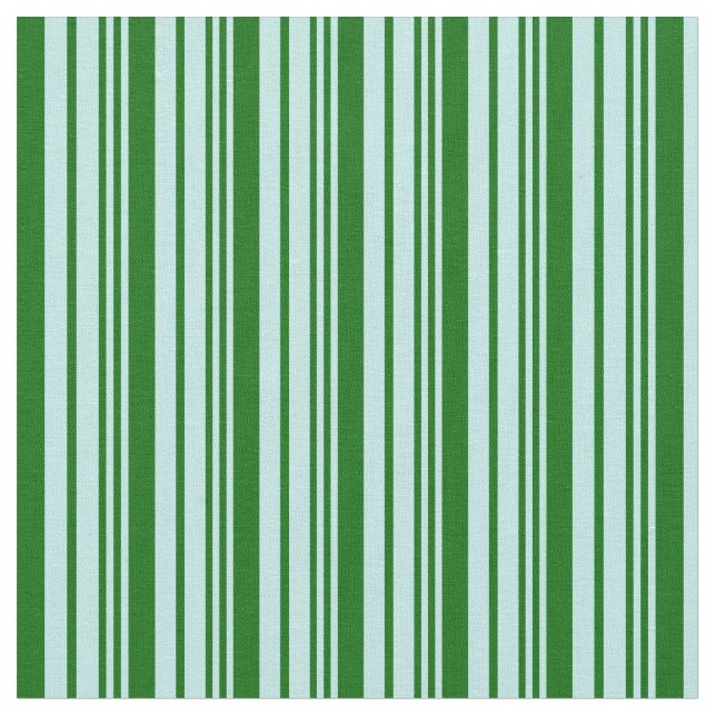 Tecido Turquesa e padrão verde escuro (Detalhe)