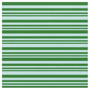 Tecido Turquesa e Padrão Verde Escuro Striped/Links
