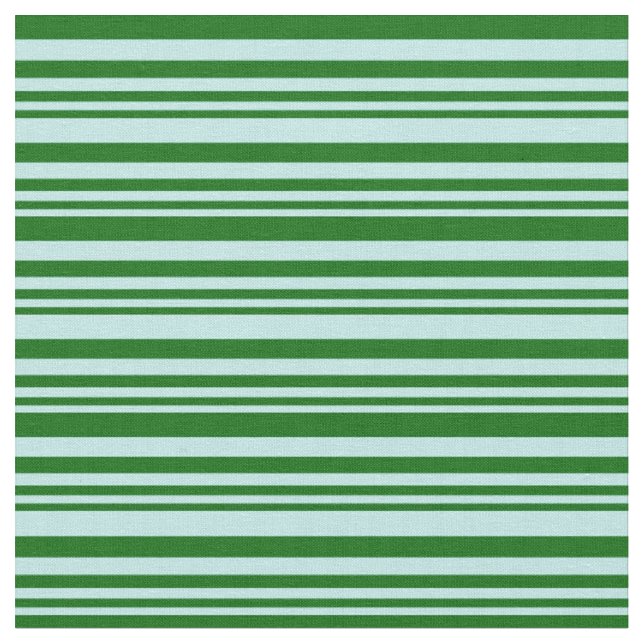 Tecido Turquesa e Padrão Verde Escuro Striped/Links (Detalhe)