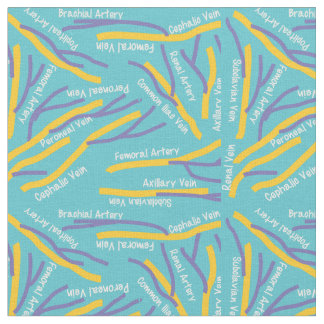 Tecido Turquesa Vascular Veias e Artérias