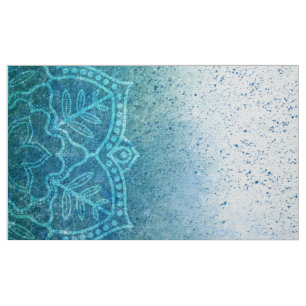 Tecido Turquoise Mandala