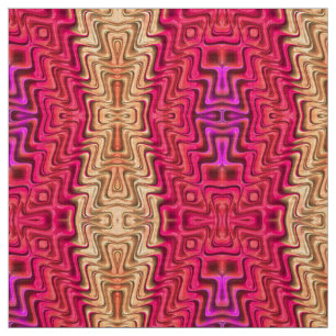 Tecido UAU! Coral rosa Dourado 3D