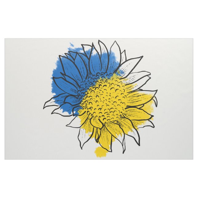 Tecido Ucrânia: Suporte a Flores (Jarda)