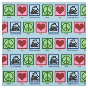 Tecido Ultrasonografia de Amor pela Paz