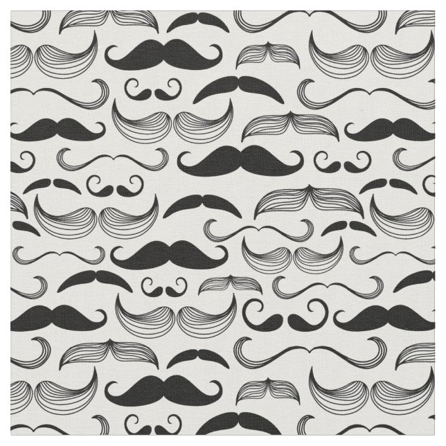 Tecido Um clube dos cavalheiros. Teste padrão 2 do bigode (Detalhe)