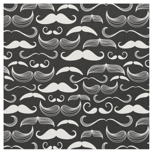 Tecido Um clube dos cavalheiros. Teste padrão do bigode (Detalhe)