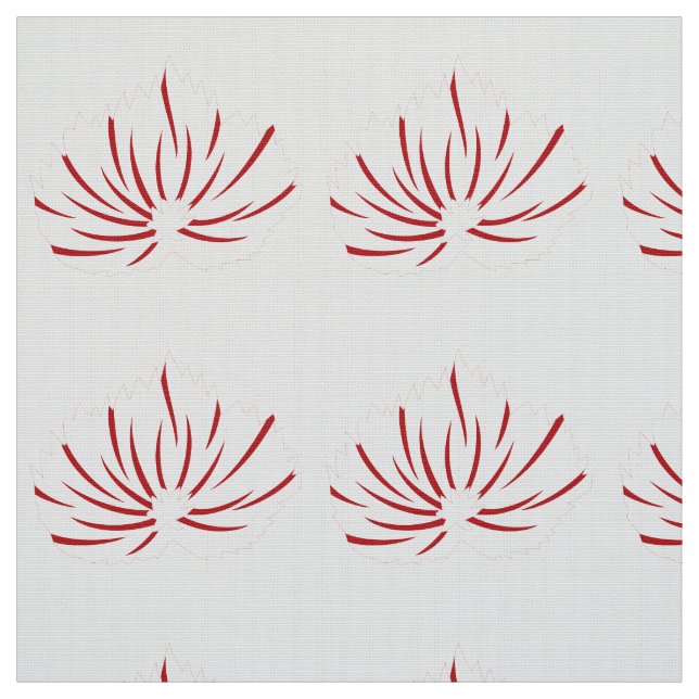 Tecido Um design floral vermelho e preto vibrante com (Modelo)