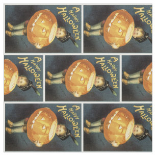 Tecido Um Feliz Dia das Bruxas