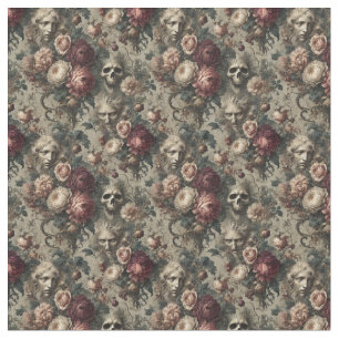 Tecido Um Sangue para segurar - Azulejo Gótico Denso