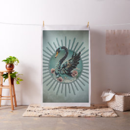 Tecido Um toque de fantasia e elegância, o cisne do sonho