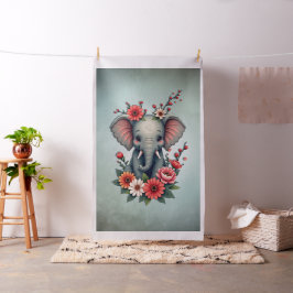 Tecido Um toque do verão: O bebê elefante