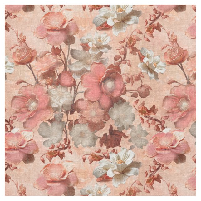 Tecido Uma matiz macia e pinheira chamada Peach Fuzz (Detalhe)