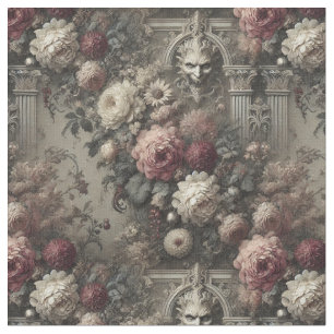 Tecido Uma tarde com Bram Stoker - Azulejo clássico