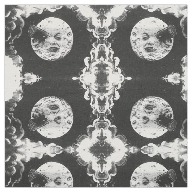 Tecido Uma viagem à lua (Modelo)