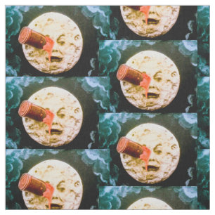 Tecido Uma viagem ao vintage de Lune do la dos dans de Le