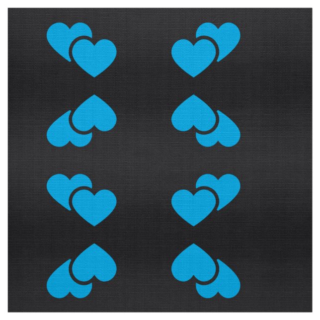 Tecido união de corações (Modelo)