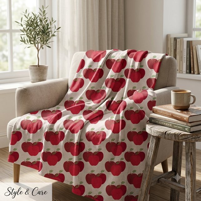 Tecido Único com Impressão de Maçã Fruta que Chama (Eye Catching Fruit Apple Print Unique Fabric)
