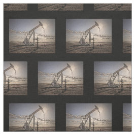 Tecido Unidade de bombeamento do poço de petróleo no por