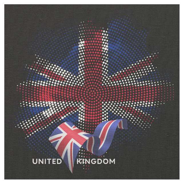 Tecido United Kingdom Flag (Detalhe)