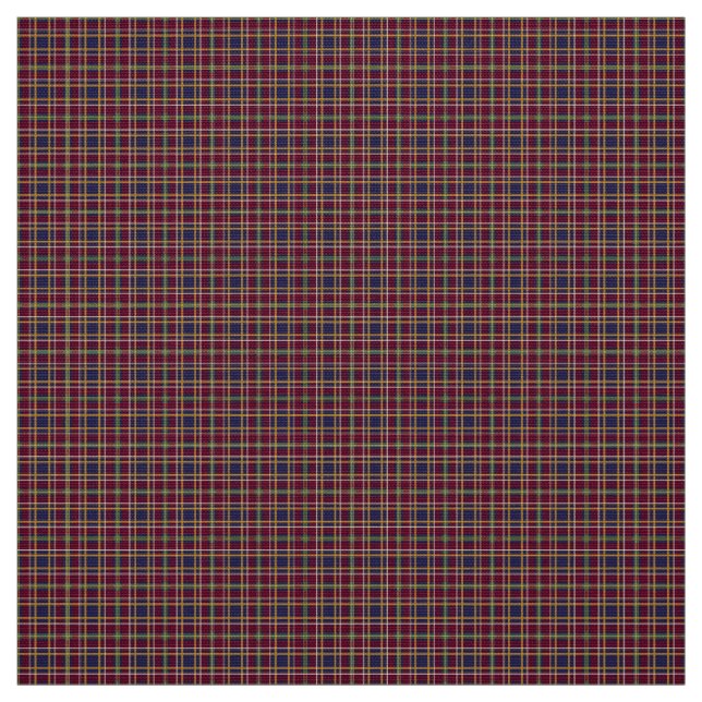 Tecido Universidade de Queens Kingston Ontario Tartan (Modelo)