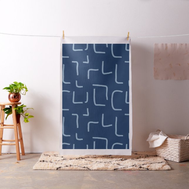 Tecido Urban Geo | Cobalt Cool | Blender Pattern (In Situ)