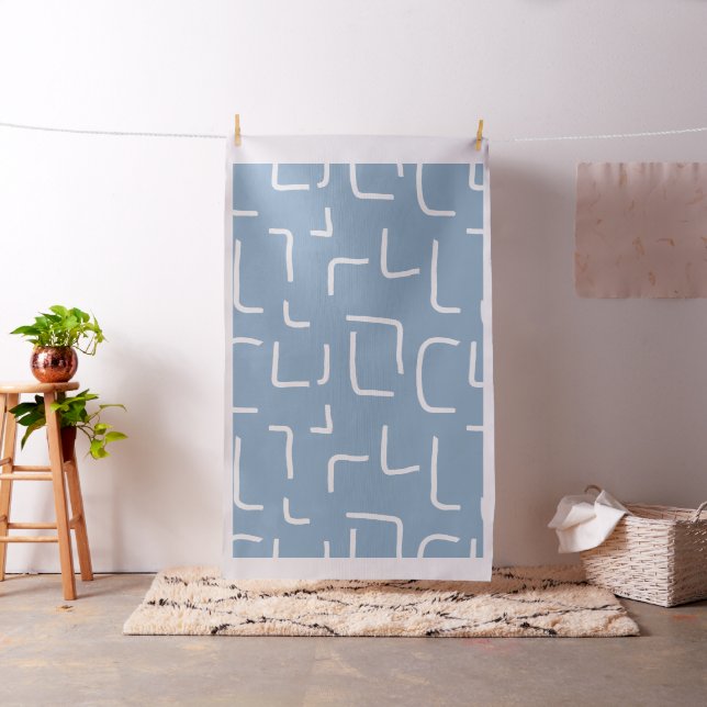 Tecido Urban Geo | Cobalt Cool | Blender Pattern (In Situ)