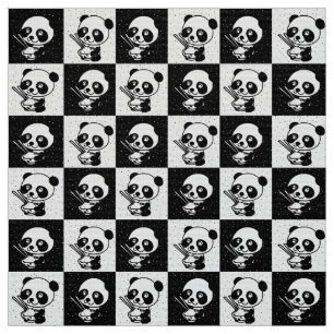 Tecido Urso De Panda Branco E Preto Verificado