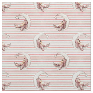 Tecido Urso de Teddy na Lua