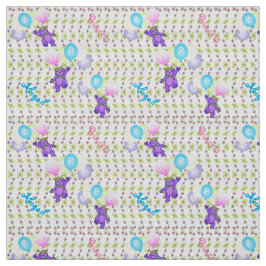 Tecido Ursos de Balões Felizes e Fanciosos