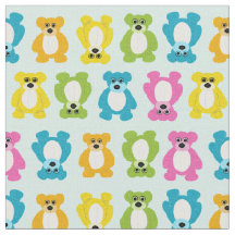 Ursos de Teddy em Cores do Arco-íris em Verde-Casa