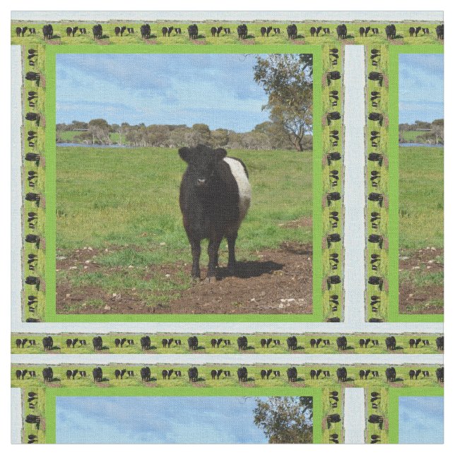 Tecido Vaca Galloway, Abaixo De Fêmea, Fragmentada, (Detalhe)