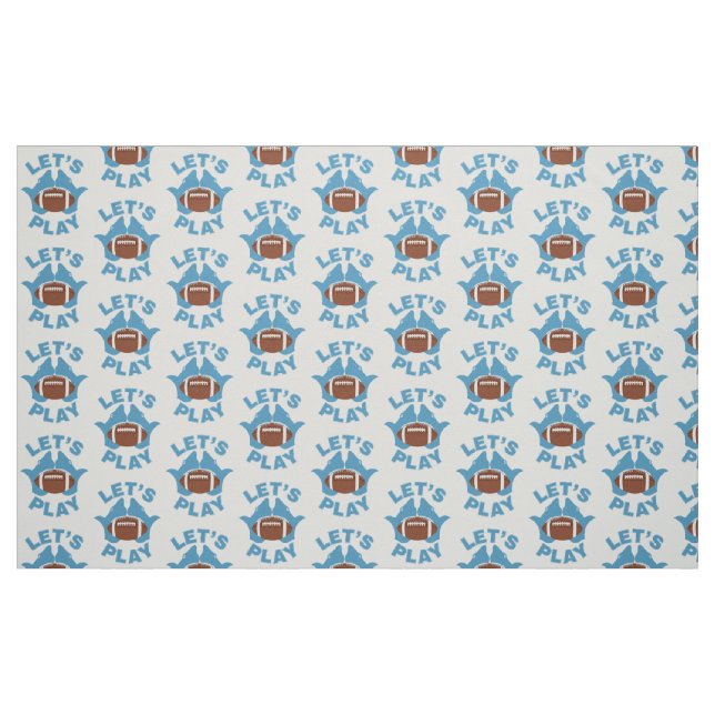 Tecido Vamos jogar futebol (Fat Quarter)