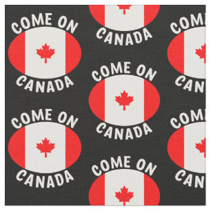 Tecido Vamos lá Canadá, Sinalizador de Mapeamento Branco 