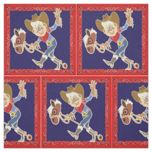 Tecido Vaqueiro Ocidental Na Trim Stick Horse Bandana