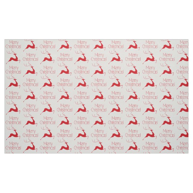Tecido veado de Natal (Fat Quarter)