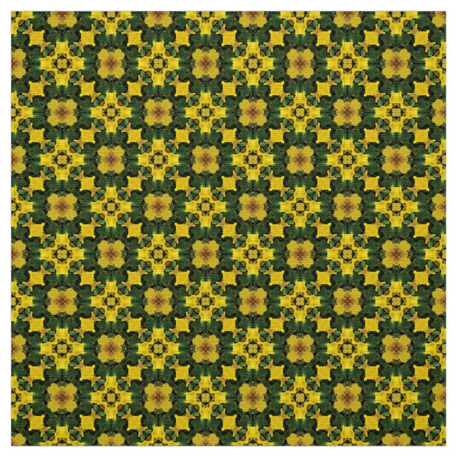 Tecido Verde Amarelo com Estufa Brilhante 2 (Modelo)