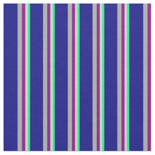 Tecido Verde, Cinza clara, roxo, Cinza escura e azul