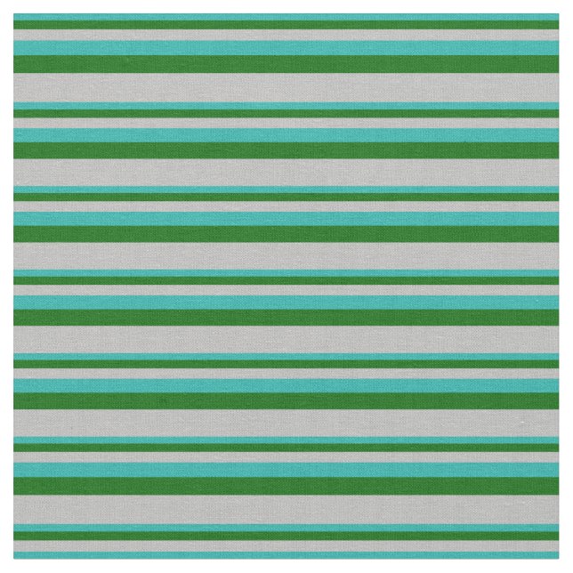 Tecido Verde-claro-marinho-escuro, verde-escuro e faixas  (Detalhe)