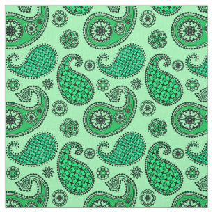 Tecido Verde do teste padrão, do jade e da hortelã de