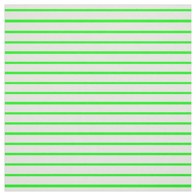 Tecido verde e branco de néon da listra (Modelo)