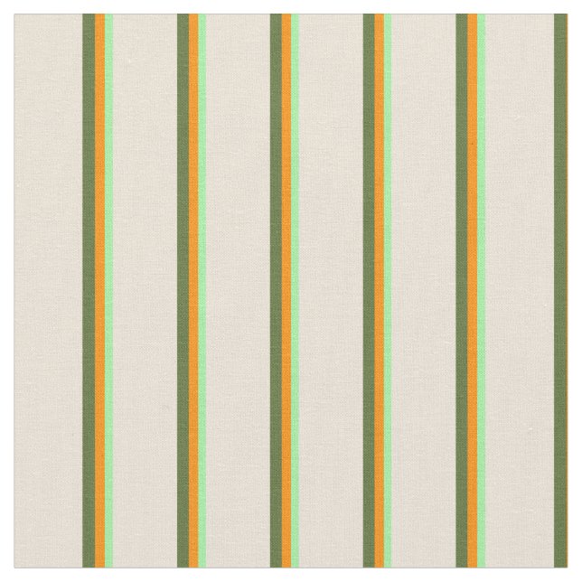 Tecido Verde, Laranja Escuro, Verde Azul Escuro e Bisque (Detalhe)