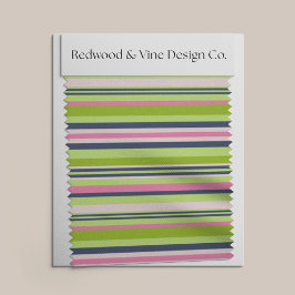 Tecido Verde limão de pré-disquete, rosa e faixa de Marin